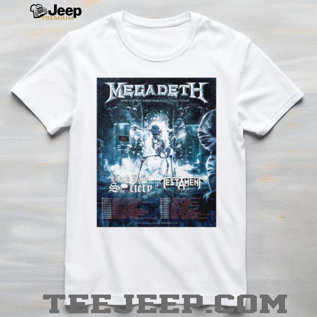 Megadeth Breakout Hibernation Of The Nations Tour 2027 Shirt