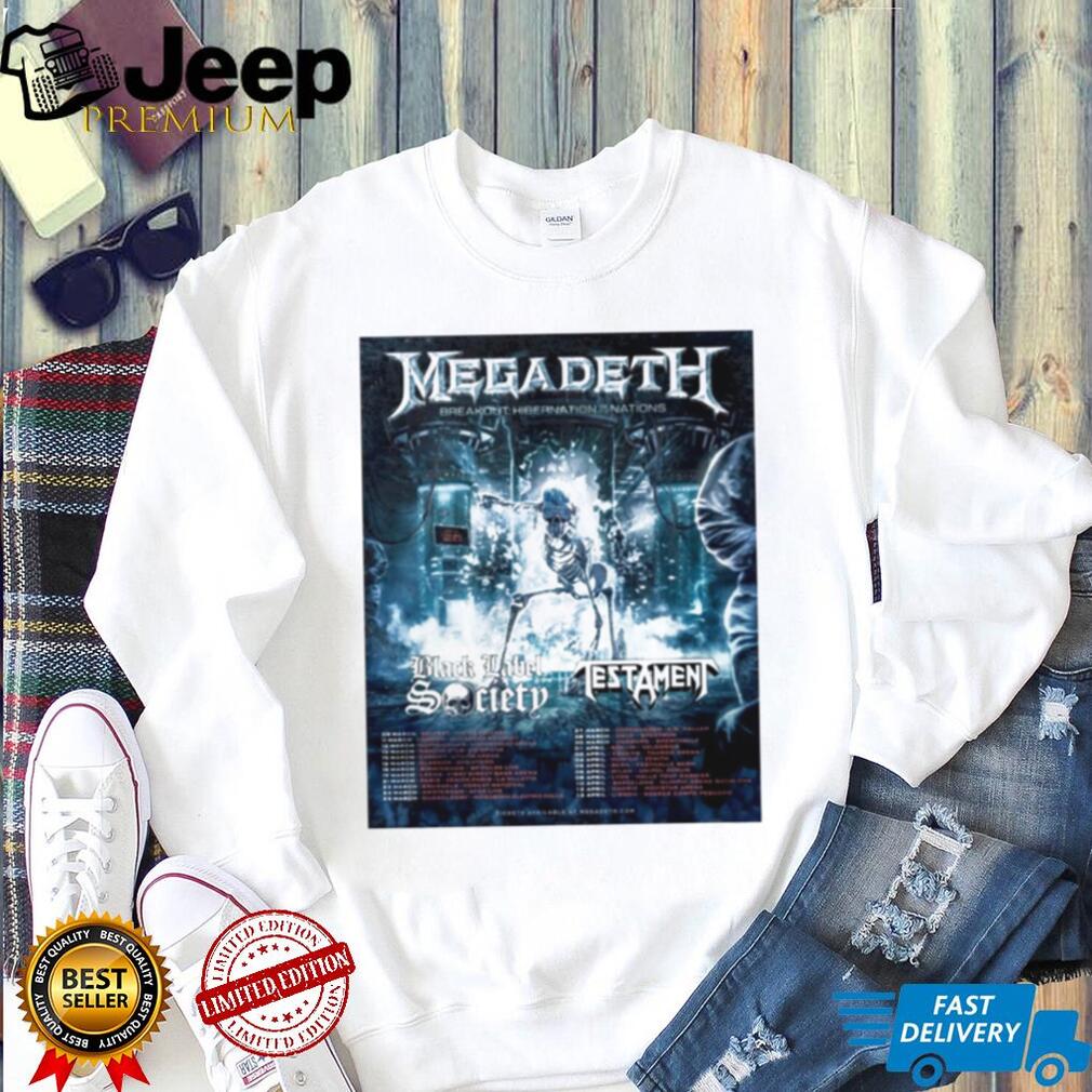 Megadeth Breakout Hibernation Of The Nations Tour 2027 Shirt