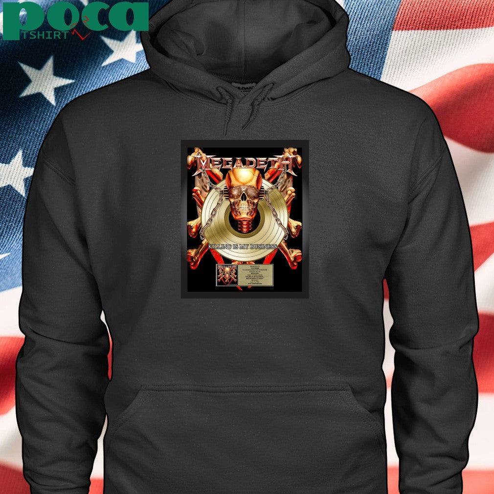 Megadeth Killing Is My Business 40th Anniversary Plaque Poster shirt