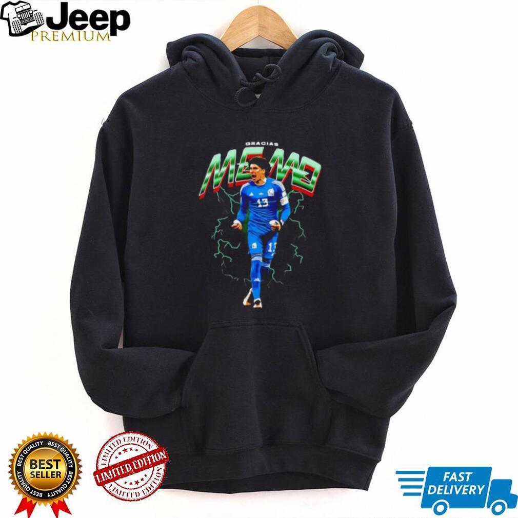 Memo Guillermo Ochoa Mexico National Team 13 Gracias shirt