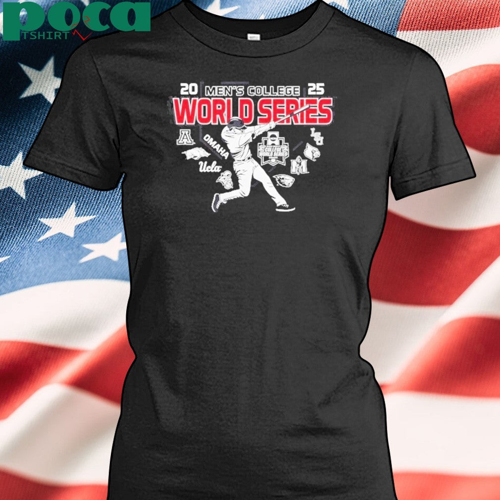Men’s College World Series 2025 NCAA Baseball 8 Team Hitter Shirt