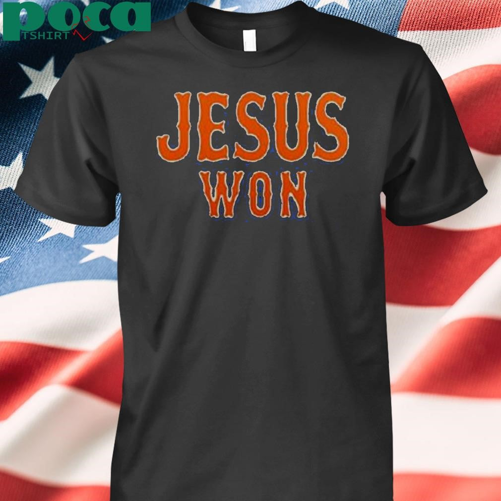 Met Brandon Sproat Jesus Won Shirt