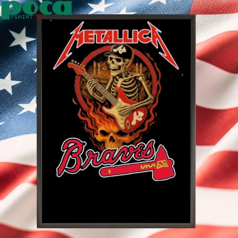 Metallica Braves Unique Gifts For Baseball Fans Shirt