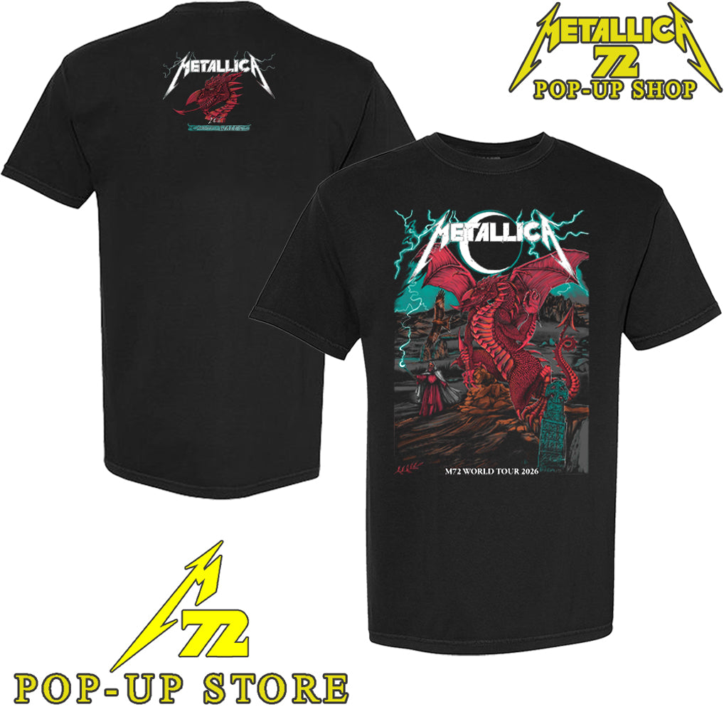 Metallica M72 Cardiff Wales June 28, 2026 Art By Duchess Of Dark Pop-Up Shop T-Shirt