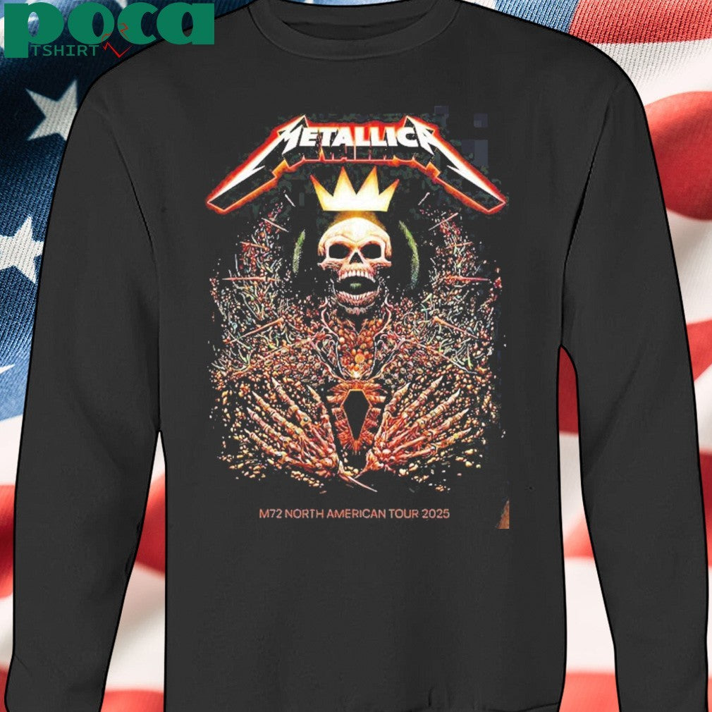 Metallica M72 Charlotte Pop Up Shop At Bank Of America Stadium In North Carolina United States On May 31 2025 shirt