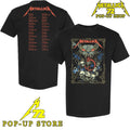 Metallica M72 Glasgow June 25, 2026 Art by Michelle KamMei Harvey Europe Tour Date T-Shirt