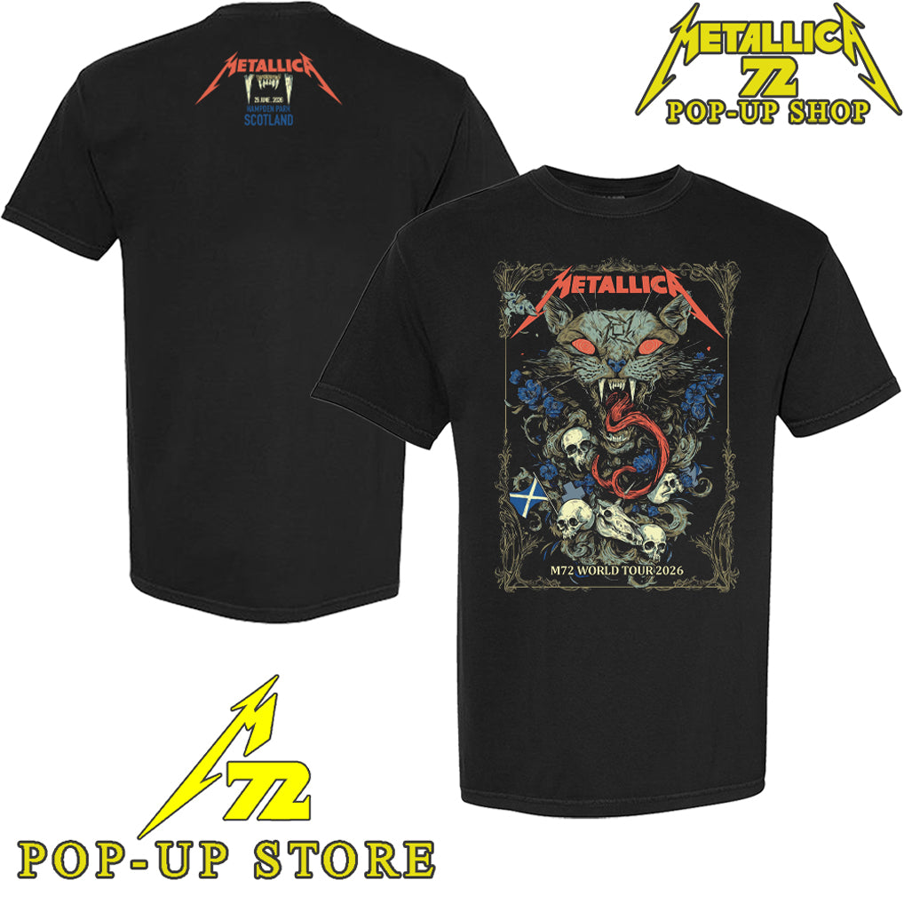 Metallica M72 Glasgow June 25, 2026 Art by Michelle KamMei Harvey Limited T-Shirt