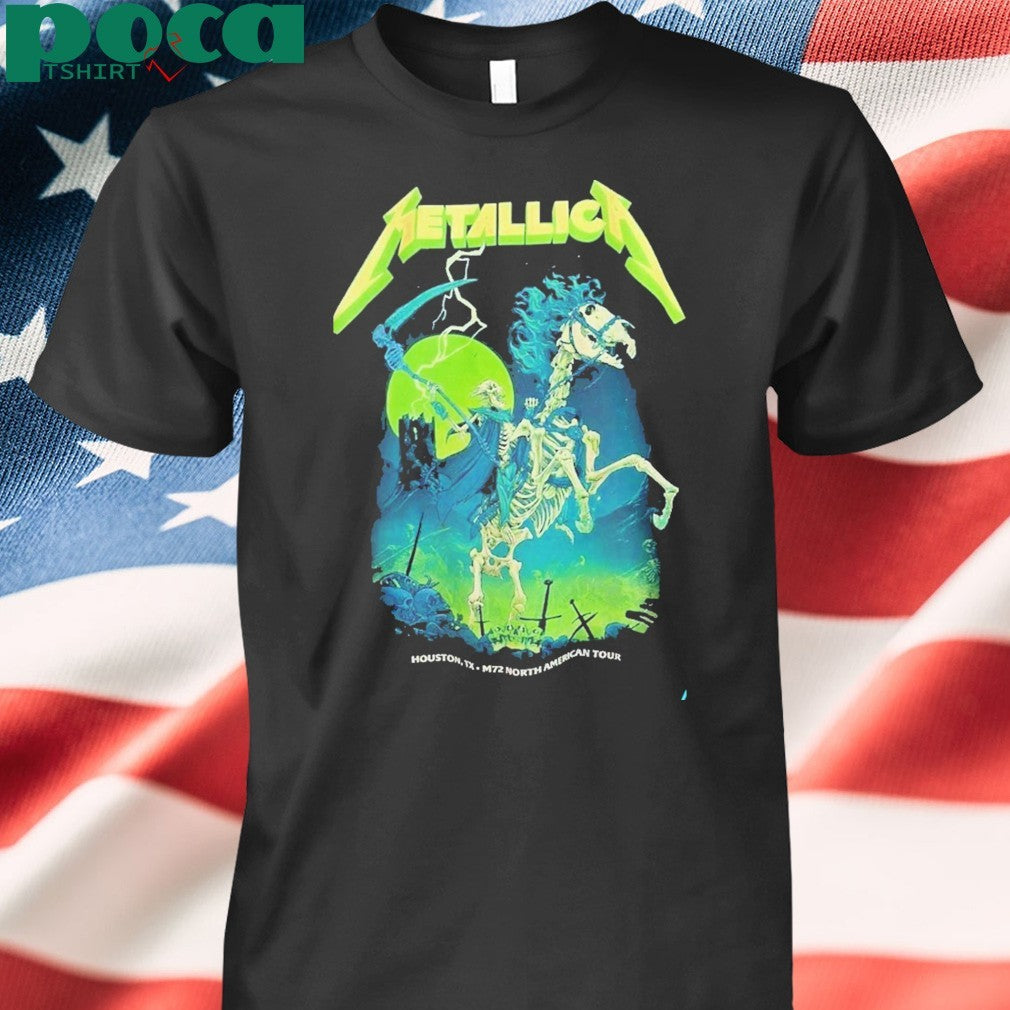 Metallica M72 Houston Exclusive Tee In Houston Texas At NRG Stadium On June 14 2025 shirt