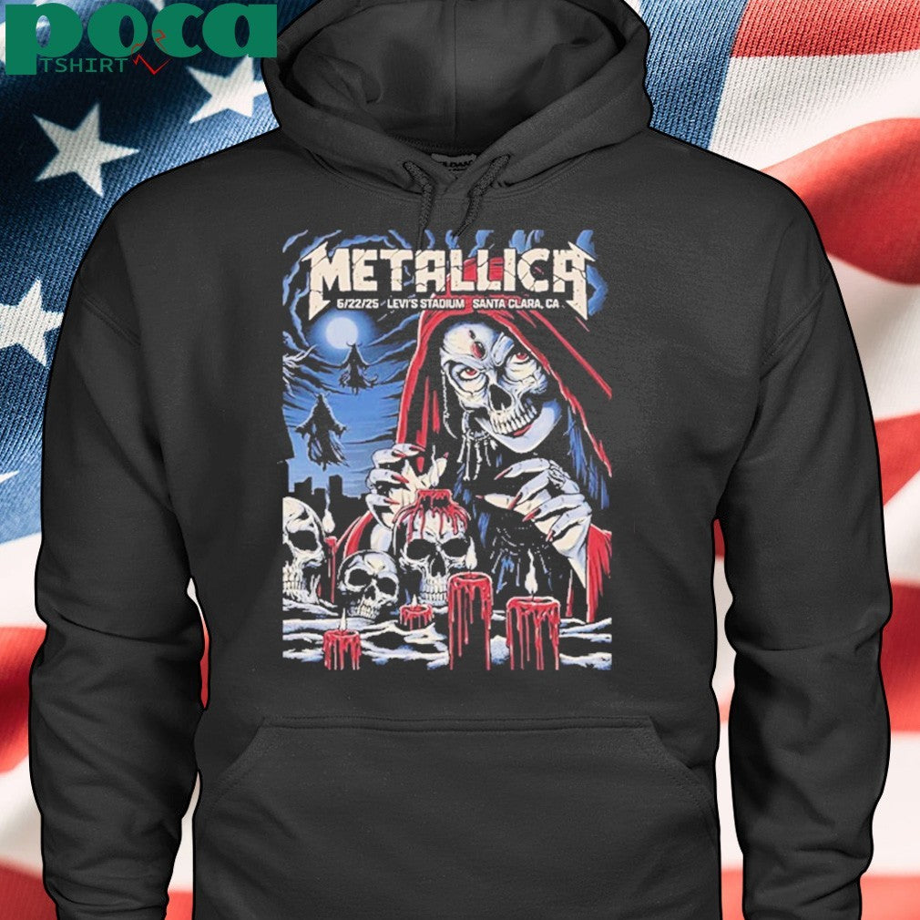 Metallica M72 Santa Clara Merch Tee 2 Nights At Levi’s Stadium Poster Set Both Dates In California North America Tour 2025 Unisex T-Shirt