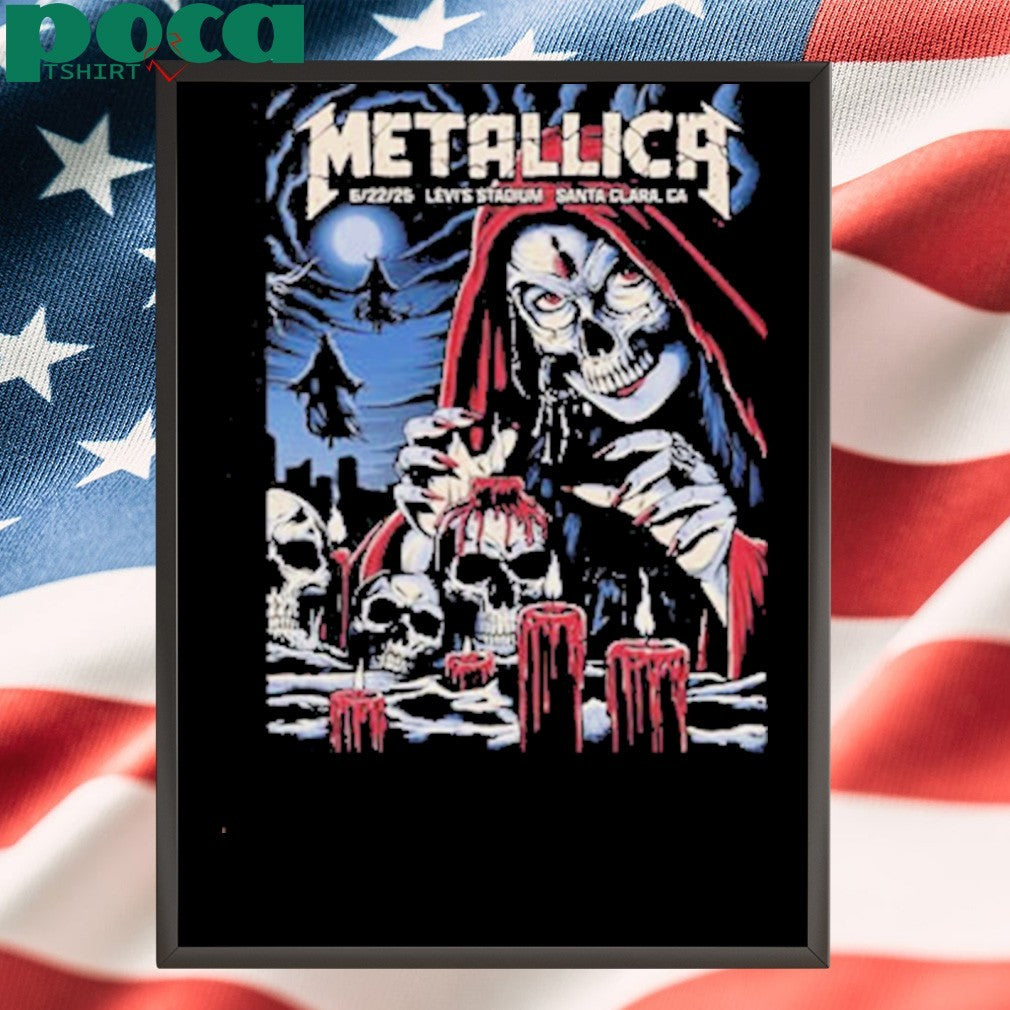 Metallica M72 Santa Clara Merchandise Tee Night 2 At Levi’s Stadium On June 22 2025 In California North America Tour Unisex T-Shirt