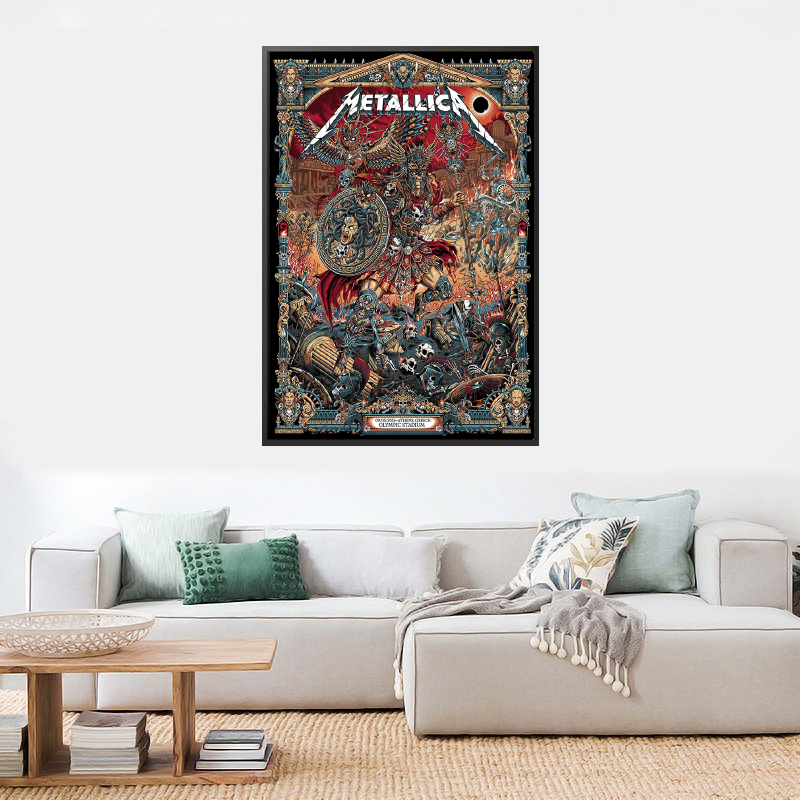 Metallica M72 Athens Greece 2026 Poster At Olympic Stadium On 9 May 2026 By Juan Ma Orozco Poster
