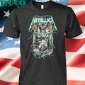 Metallica Ride The Lightning Pinball Art The Black Album By Rhys Cooper shirt