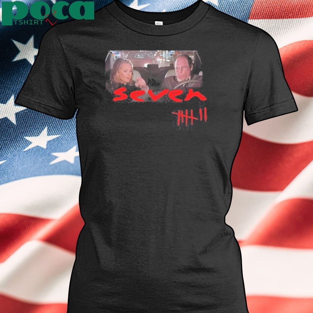 Methsyndicate Seven X Seinfeld Movie Spoof T-Shirt