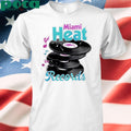 Miami Heat Court Culture Original Vice Records Disks Stack Two Sides Unisex T-Shirt