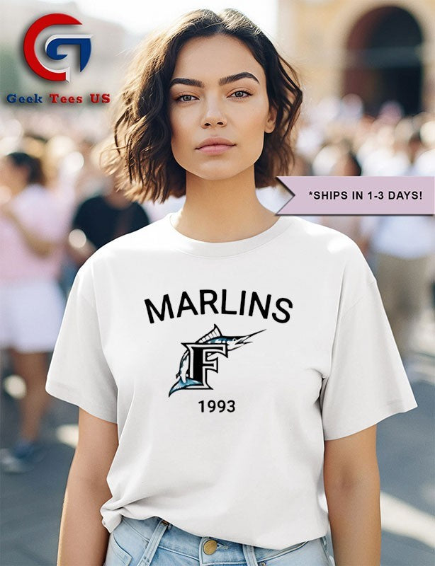 Miami Marlins 1993 logo T-shirt