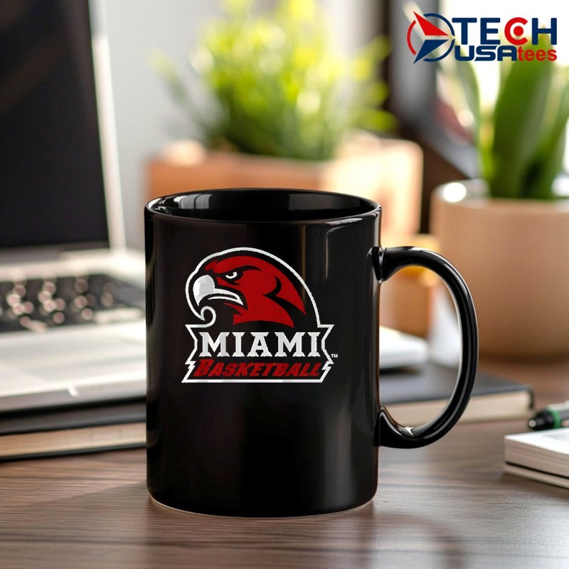 Miami Redhawks Basketball Ohio logo shirt