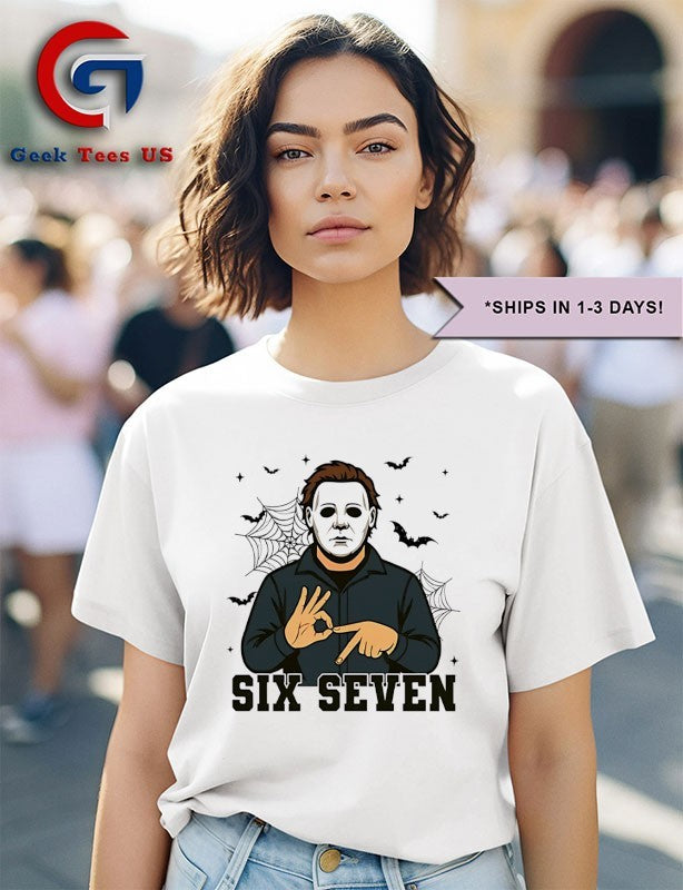 Michael Myers six seven Halloween meme shirt