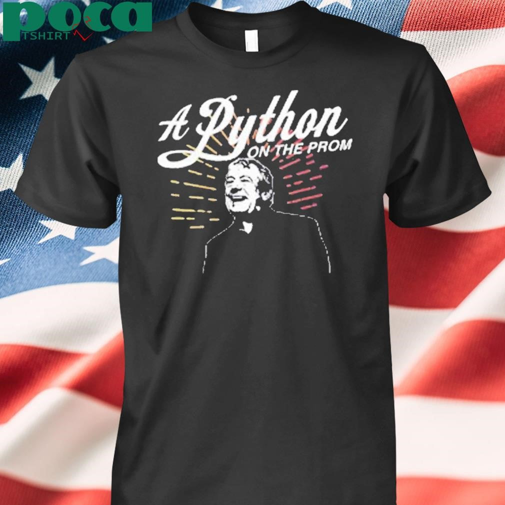 Michael Sheen Wearing A Python On The Prom Shirt