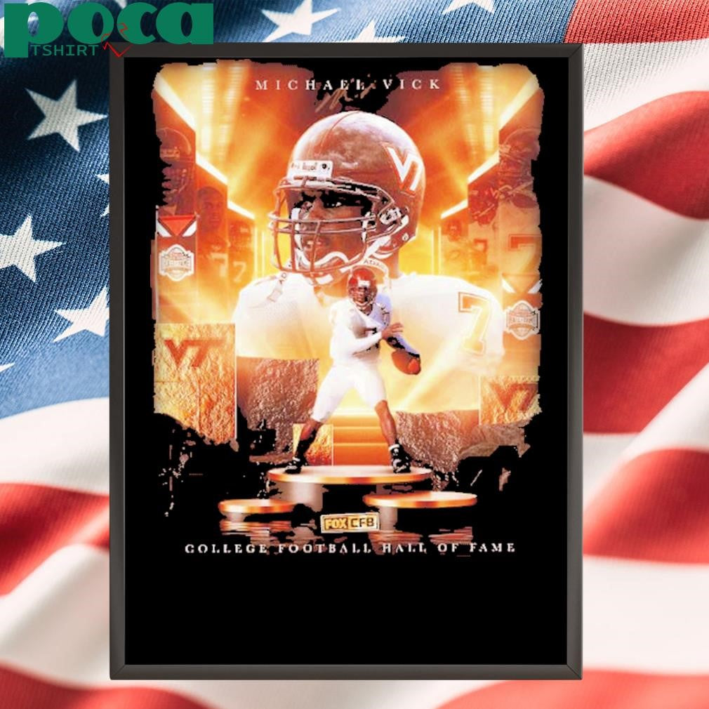 Michael Vick Has Been Inducted Into The 2025 College Football Hall Of Fame Unisex T-Shirt