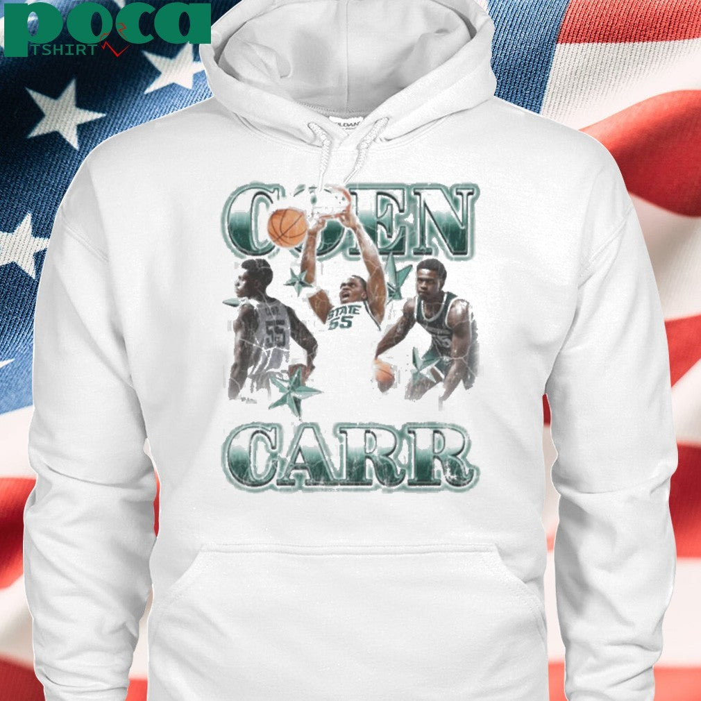 Michigan State Spartans CON CARR 55 STATE Basketball shirt