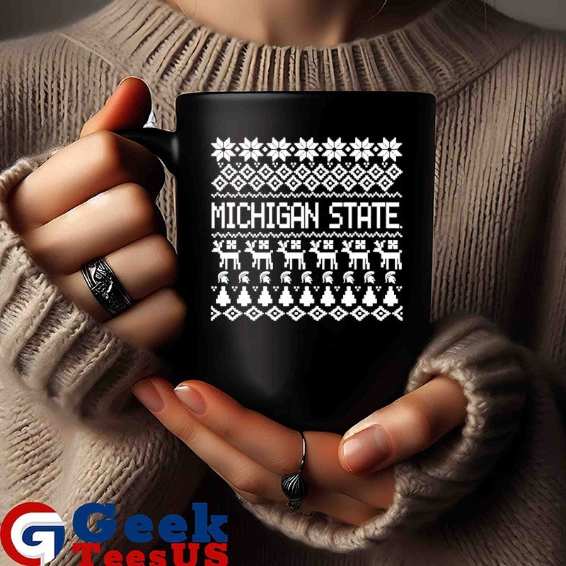 Michigan State Spartans Holiday ugly Christmas shirt