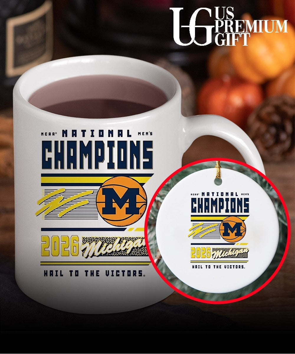 Michigan Wolverines 2026 NCAA Men’s Basketball National Champions hail to the victors shirt