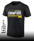 Michigan Wolverines NCAA Division I National Champions Men’s Basketball 2026 celebrating graphic shirt