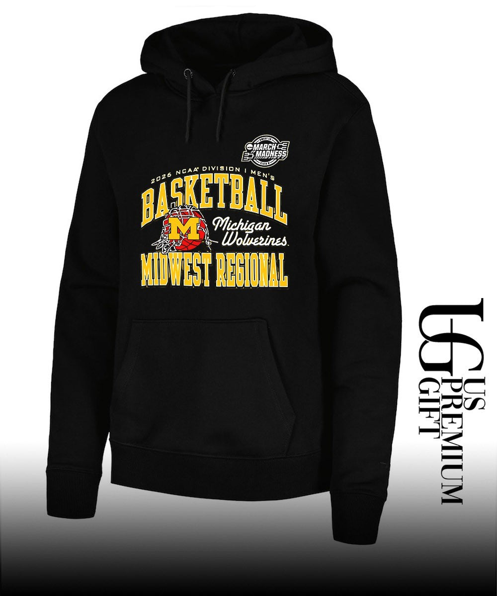 Michigan Wolverines basketball NCAA Division I March Madness Midwest Regional 2026 shirt