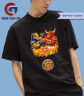 Michigan Wolverines vs. Texas Longhorns 2025 Cheez It Citrus Bowl mascot shirt