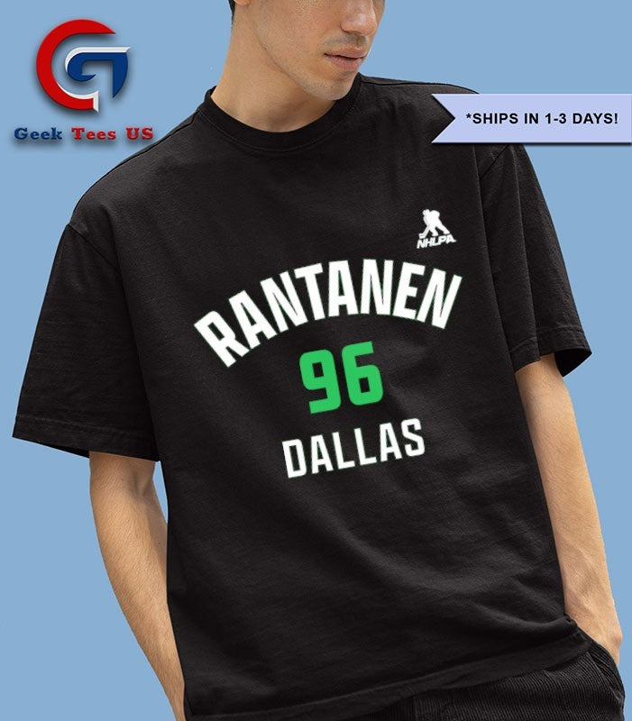 Mikko Rantanen 96 player Dallas Stars NHLPA shirt