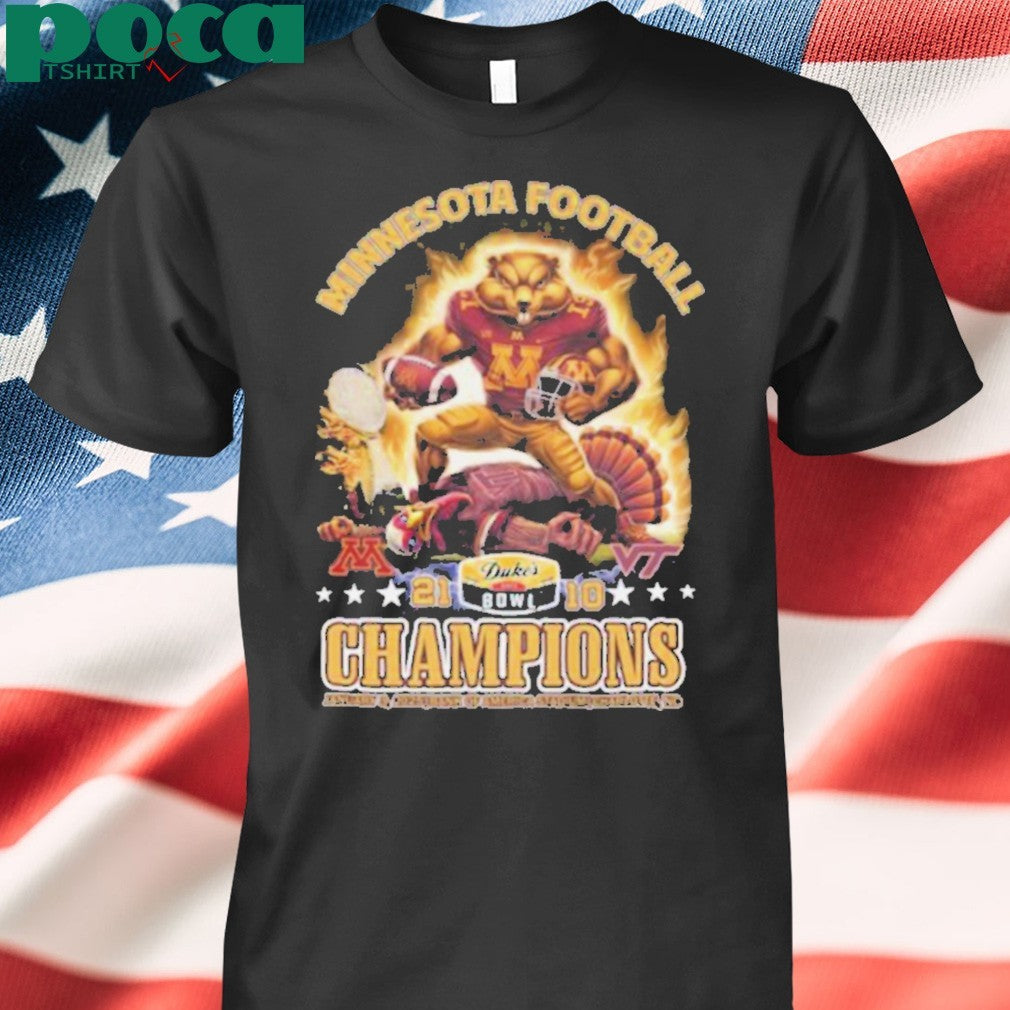 Minnesota Golden Gophers Football Duke’s Bowl Champions 2025 Shirt