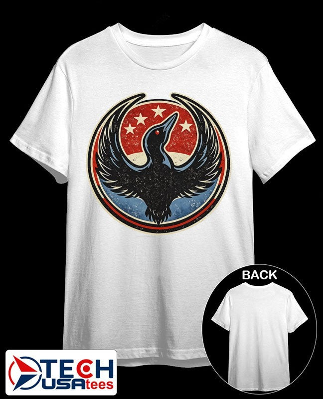 Minnesota Rebel Political Common Loon logo shirt