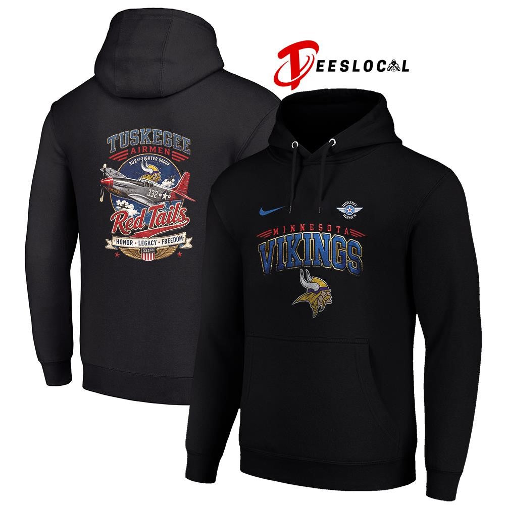 Minnesota Vikings Tuskegee Airmen Red Tails honor legacy freedom shirt