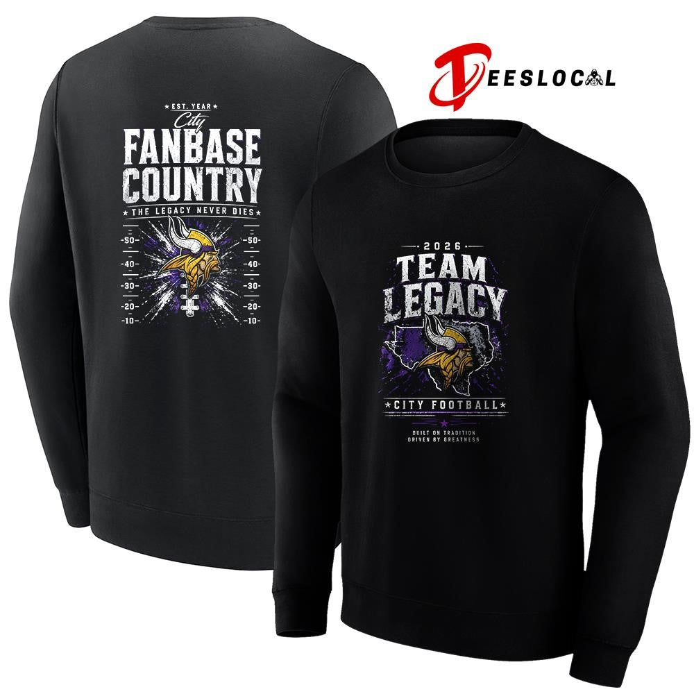 Minnesota Vikings team legacy built on tradition driven by greatness city fanbase country shirt