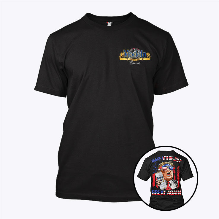 Modelo Trump Make 4th of July Great Again T Shirt