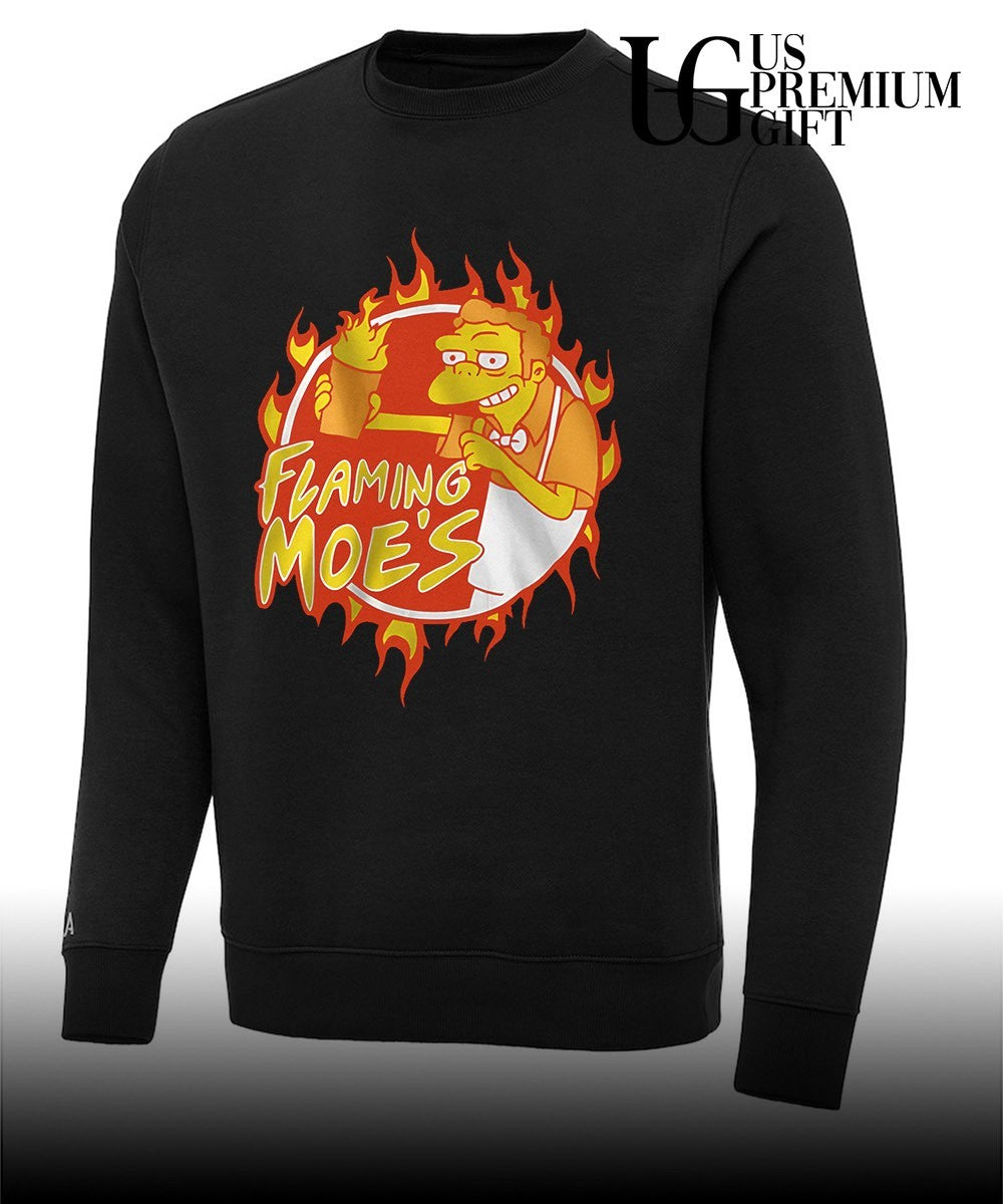 Moe Szyslak Simpsons Flaming Moe’s shirt