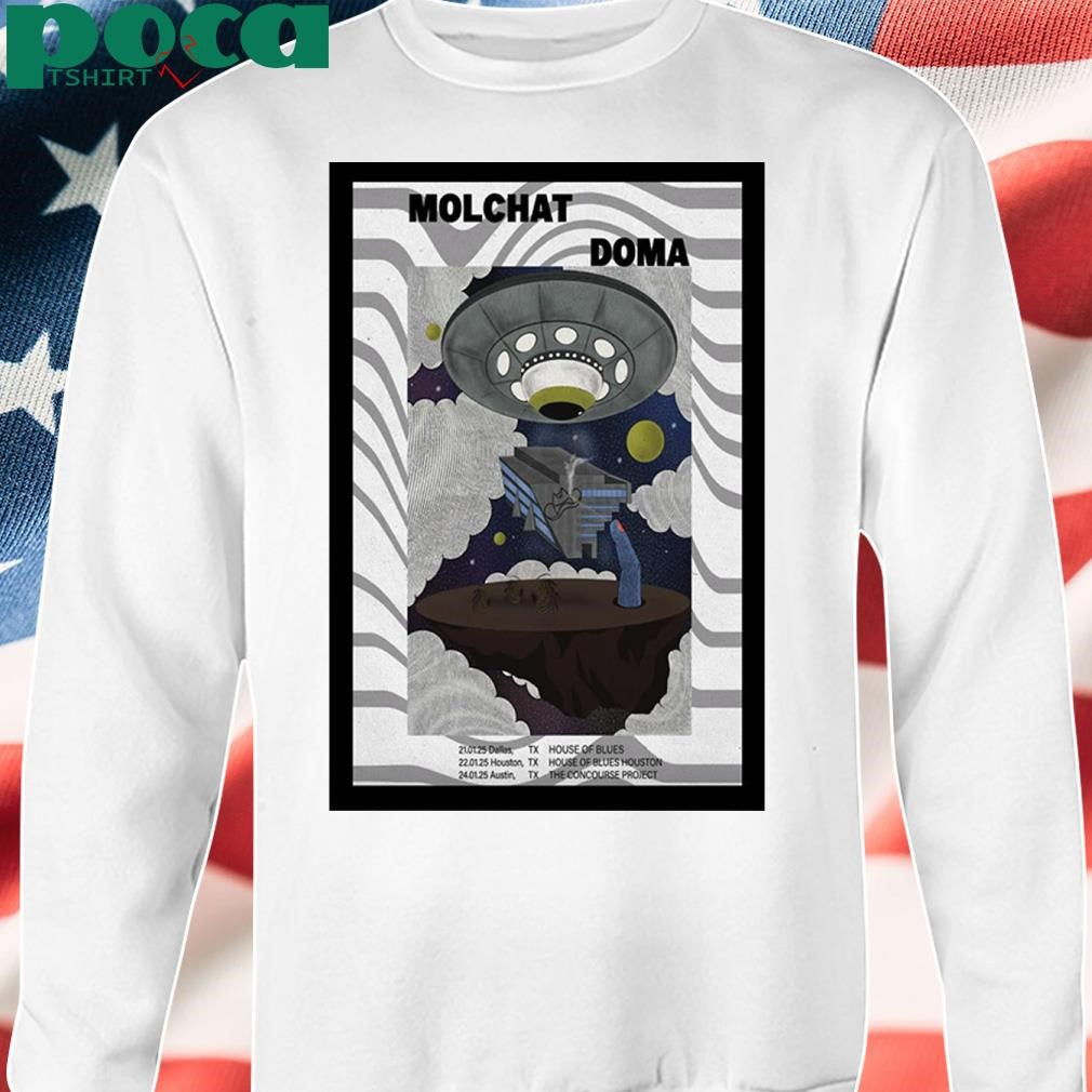 Molchat Doma January 2025 Tour Texas Unisex T-shirt
