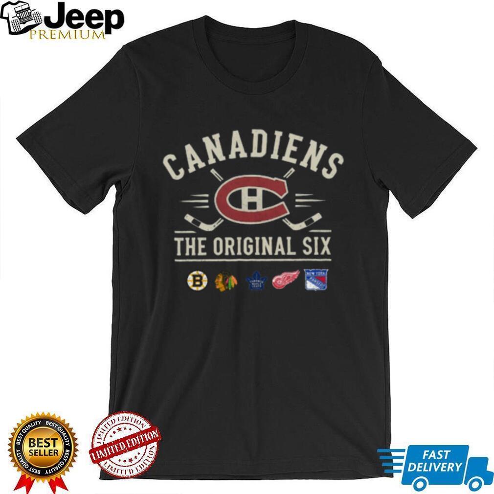 Montreal Hockey Original Six Vintage Classic Sports T Shirt