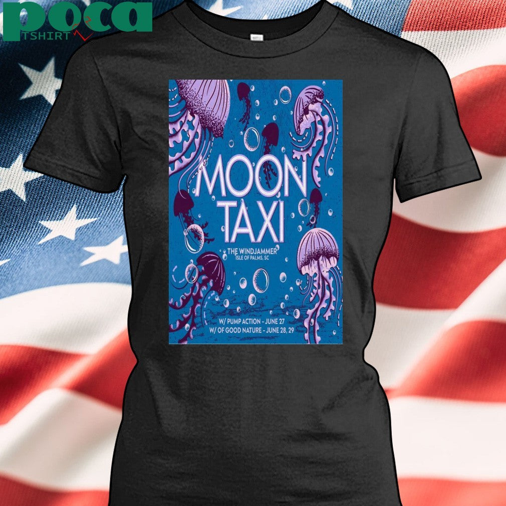 Moon Taxi In Isle Of Palms SC On June 27-29 2025 Poster T-shirt