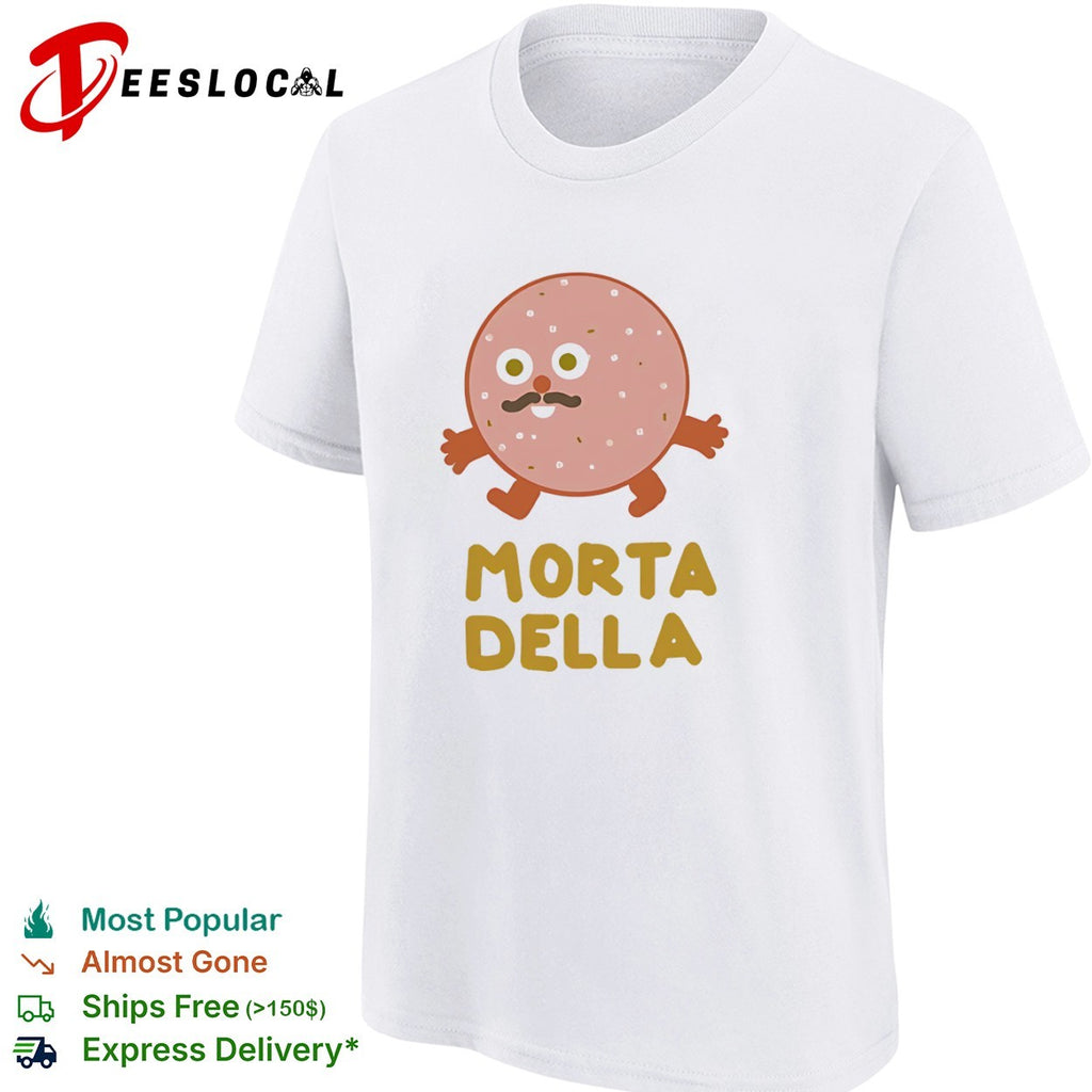 Mortadella Food Cartoon Character Salami Meat shirt