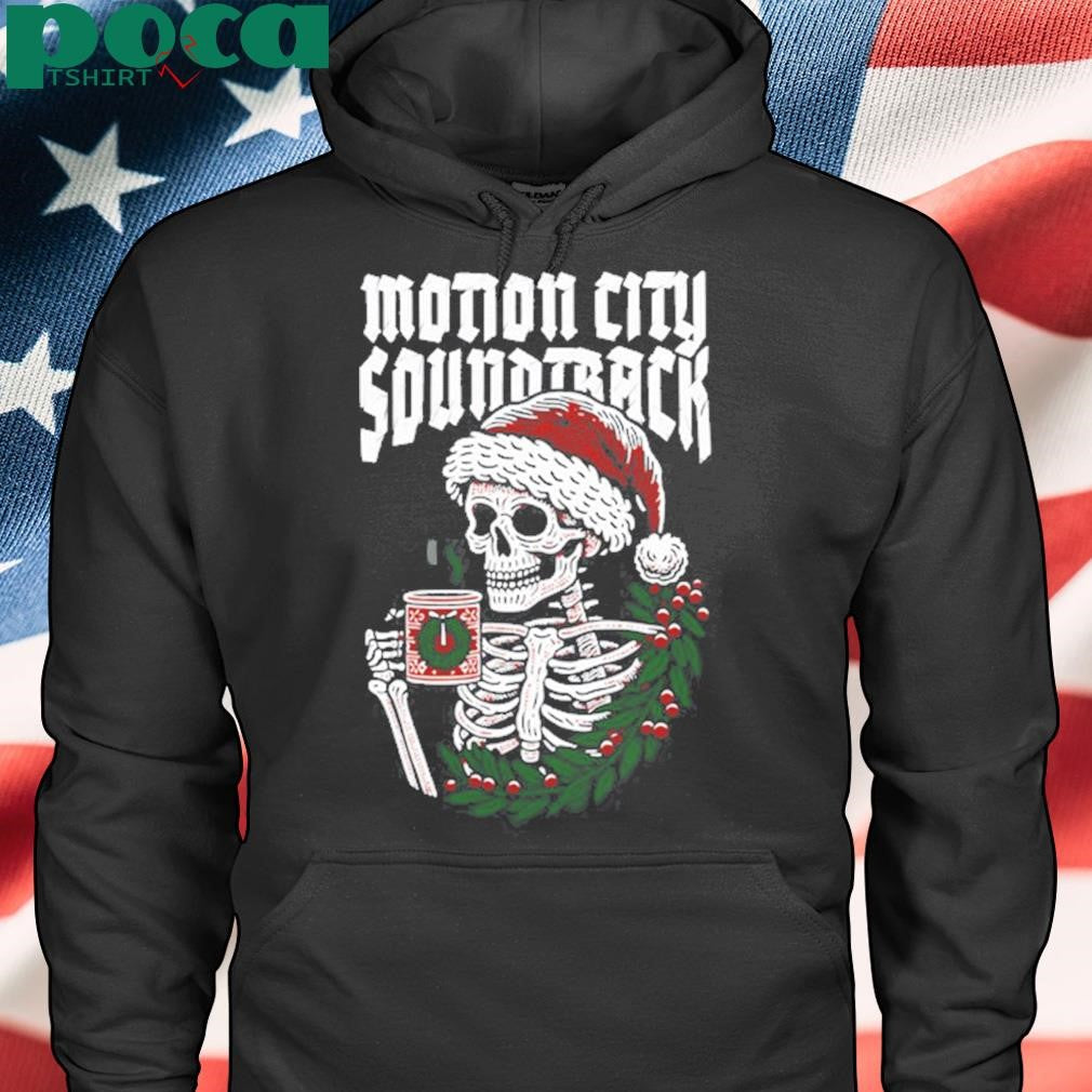 Motion City Soundtrack Skeleton Xmas New Shirt
