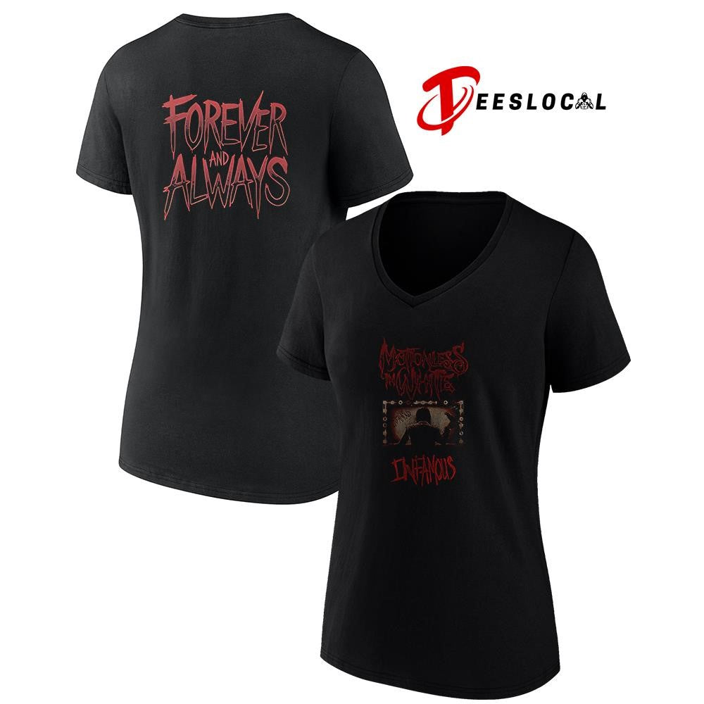 Motionles in white infamous forever and always graphic shirt