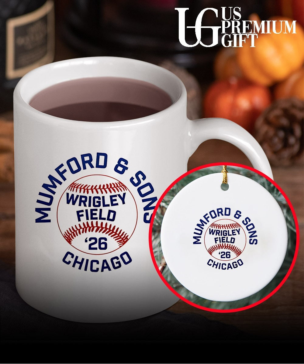 Mumford and Sons MLB Chicago Cubs Wrigley Field 2026 Baseball Concert Tour shirt