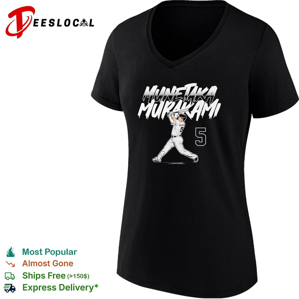 Munetaka Murakami number 5 Chicago White Sox Slugger Swing Number shirt