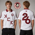 My Chemical Romance The Black Parade Tour 2026 EU And UK Merch DRAAG White Football Jersey