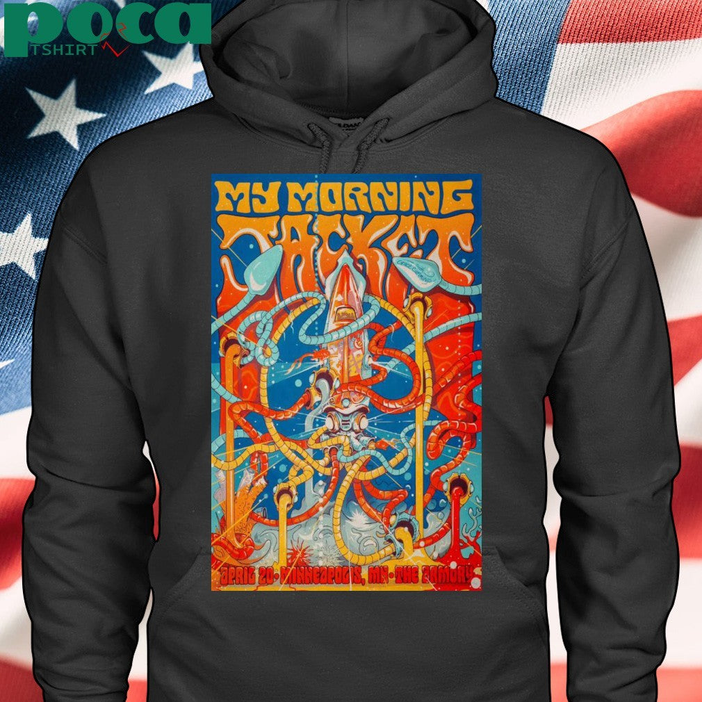 My Morning Jacket The Armory Apr 20 2025 Minneapolis, MN Show Poster shirt