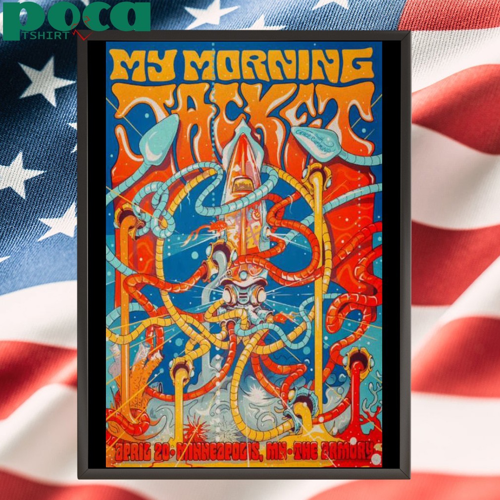 My Morning Jacket The Armory Apr 20 2025 Minneapolis, MN Show Poster shirt