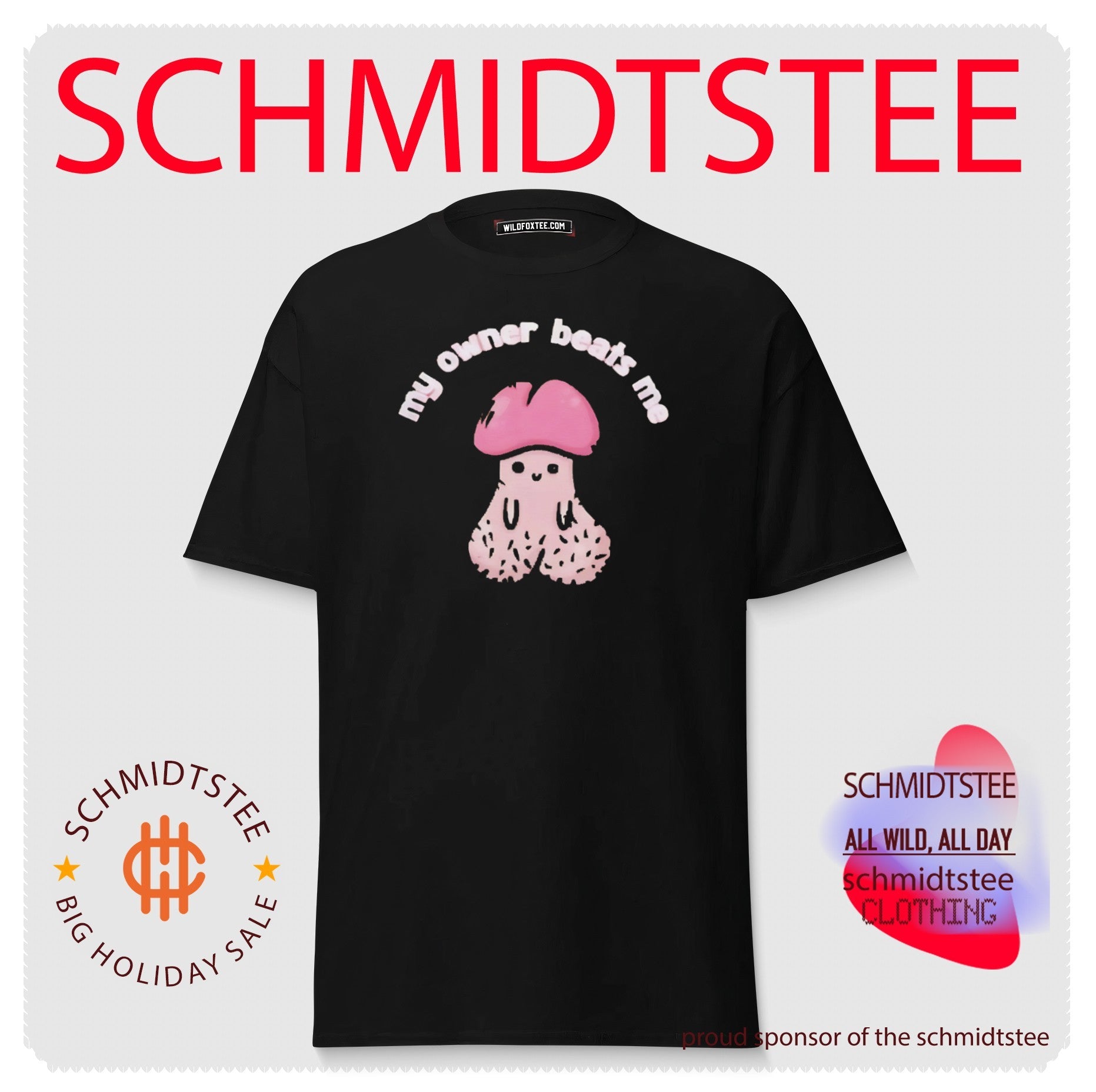 My Owner Beats Me Funny Penis Character shirt