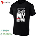 My money lives in a reef tank shirt