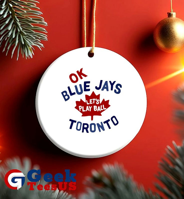 Myles Straw wearing Ok Blue Jays Let’s Play Ball Toronto shirt